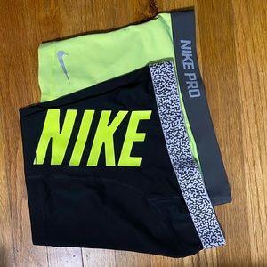 Nike Pro Spandex Shorts - BUNDLE